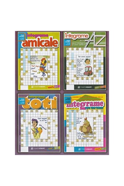 Maxim Setul de integrame de la A la Z, pentru toti, amicale, pensionari - nivel mediu