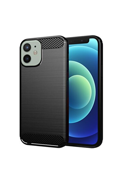 SKYDDAR INNOVATION Carcasă pentru iPhone 12 mini, silicon carbon, silicon sub...