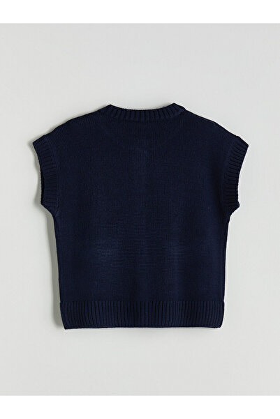 LC Waikiki Bisiklet Yaka Kız Çocuk Triko Yelek