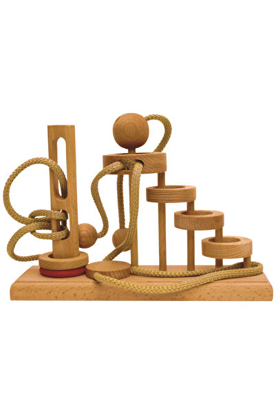 D-Toys IQ Games – Expert 6 – Puzzle 3D din lemn – Joc de logică