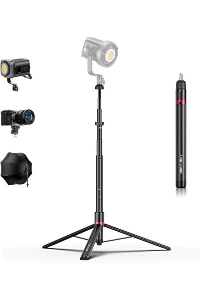 ulanzi AT-05 2M Heavy Duty Foldable Light Stand (6.56ft) - Supports up to 5kg