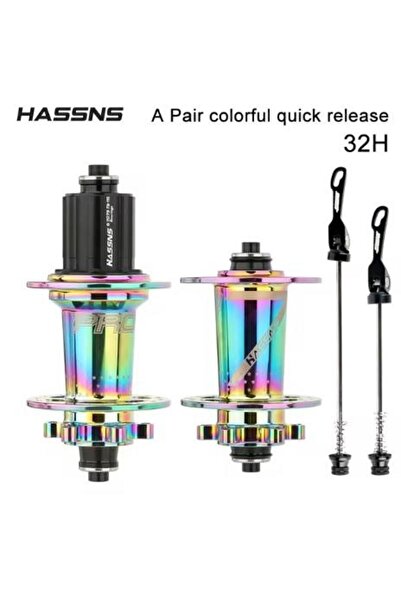 Baygın Bisiklet Hassns Pro 7 Rainbow Bisiklet Göbek Seti Ön Arka Kaset Göbek ...