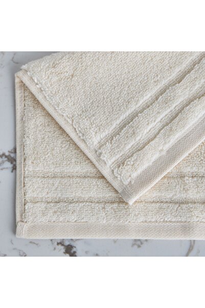 Generic Egyptian 4-Piece 600 GSM Cotton Fingertip Towel Set - 30x30 cm