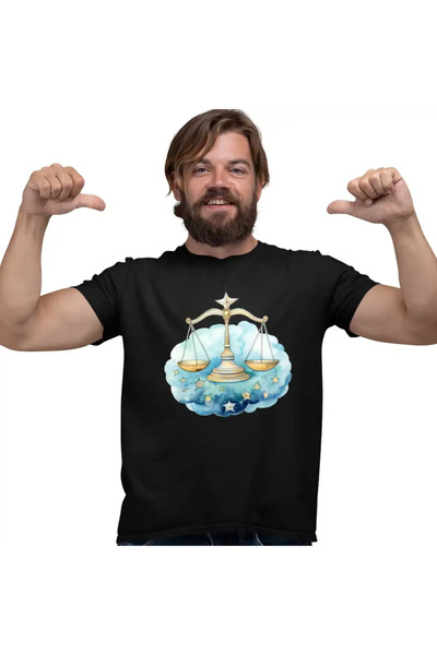 OEM Tricou Barbati Balanta Baby Zodiac Horoscop Libra Astrologie