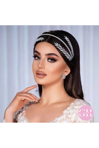 G&H UNDERWEAR تاج الزفاف المرصع بالأحجار