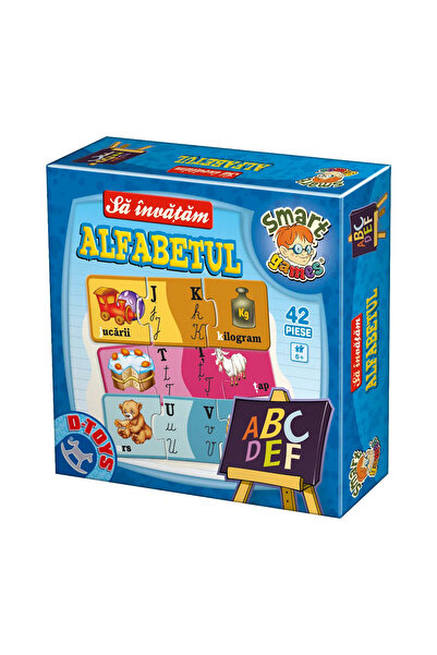 D-Toys Să învățăm alfabetul – Joc educativ – puzzle 42 piese