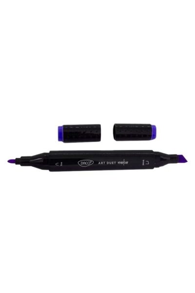 daço Graphic Marker Dual-Tip, Color Turquoise Blue, Material Plastic
