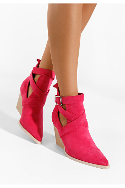 B T Shoes Γυναικεία Μποτίνια Rayana φούξια