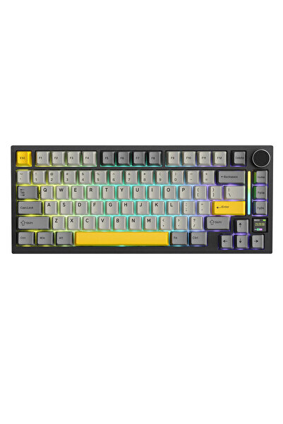 Attack Shark X820 Ultra Kablosuz Ekranlı Hot Swap Mekanik Oyuncu Klavyesi