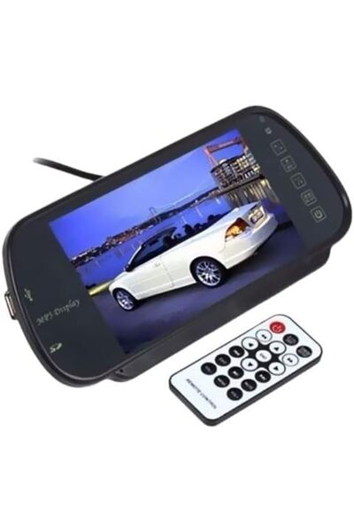 CFT مرآة الرؤية الخلفية للسيارة بشاشة لمس ملونة 7 بوصة مزودة بجهاز تحكم عن بع...