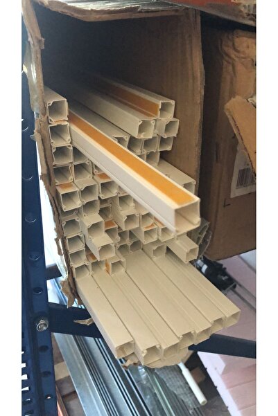 Mutlusan 16x16 Kablo Kanalı Yapışkan Bantlı 1 Metre Beyaz