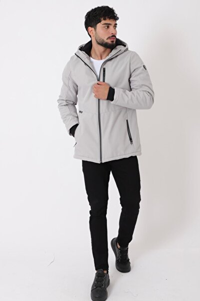 Stilkombin Space Hooded Softshell Winter Coat with Fur Lining Pldp 3010_50454