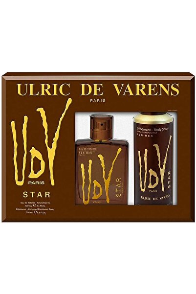 Ulric De Varens Paris Star Coffret Eau de Toilette + Deodorant 200ml for Men