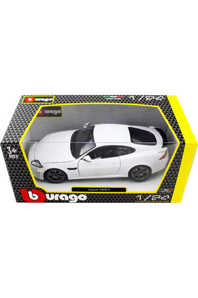 BBURAGO Jaguar XKR-S (white) - 1/24