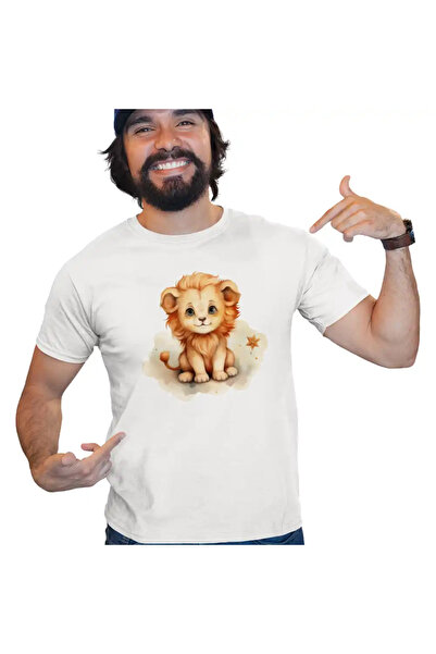 OEM Tricou Barbati Leu Baby Zodiac Horoscop Leo Astrologie