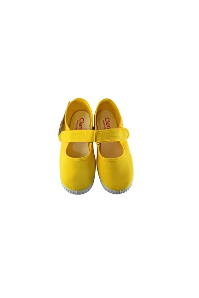 PIKKABOO - Cienta Amarillo Loop & Strap-by Kids Comfort Shoes