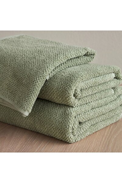 Generic Estella Popcorn 2-Piece 420 GSM Turkish Cotton Hand Towel Set - 40x70 cm