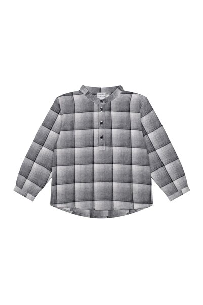 Antebies Gray Plaid Shirt