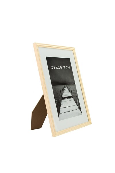 PROCART Alvin wooden photo frame, 21x29.7 cm Cream