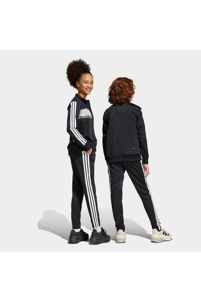 adidas Seasonal Essentials Tiberio Kids Black Tracksuit Set (Jy0509)