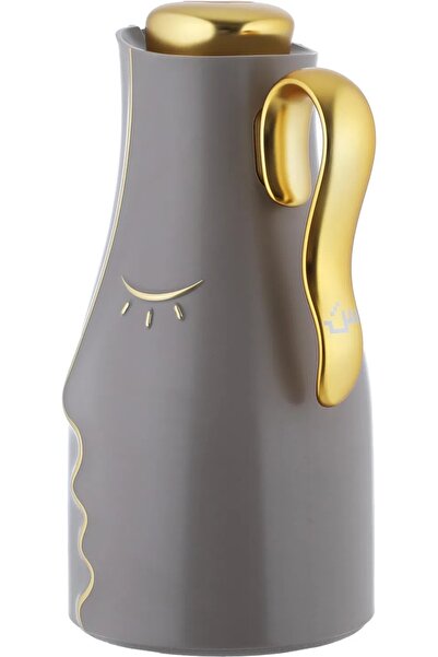 rexa Thermos Set, 0.7/1 Liter, 2 Pieces, Inner Glass Case, Outer Plastic Body