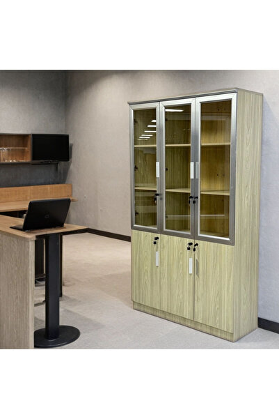 Tasamem Dafia دولاب كتب مكتبي 3 باب