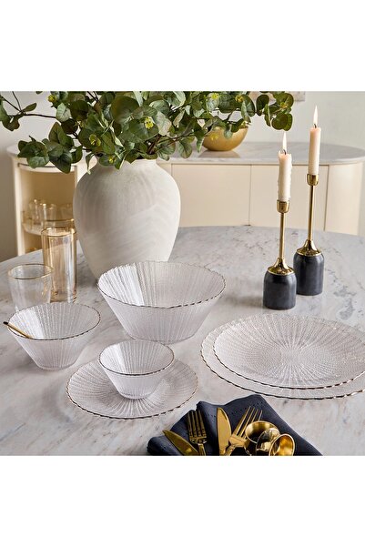 Generic Doree Glass Dinner Plate - 27 cm