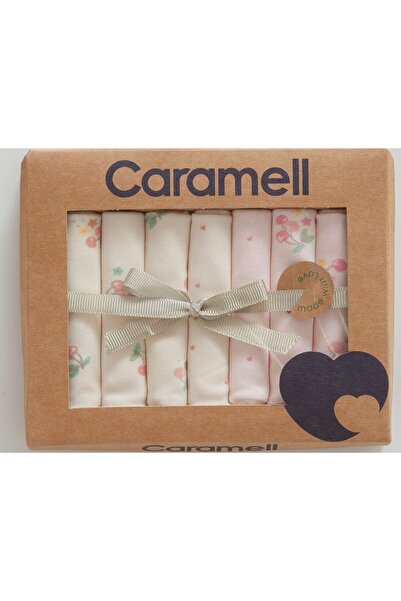 Caramell Little Emu Cherry Baby 7-Piece Baby Combed Cotton Wipes