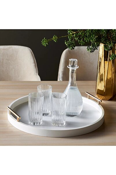 Generic Luxe Wooden Serving Tray - 50 cm