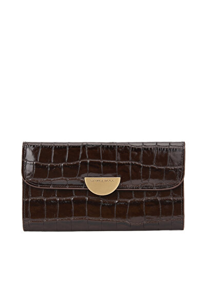 George Hogg Kahverengi Kadın Deri Cüzdan