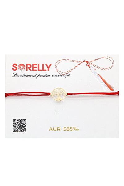 Bijuteria SORELLY Bratara Aur 14k Snur Copacul Vietii