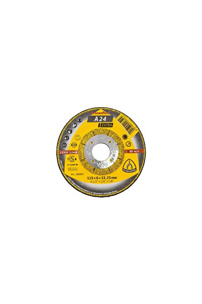 KLİNGSPOR Disc de polizare A 24 Extra, 115x6x22.23mm EXT188465