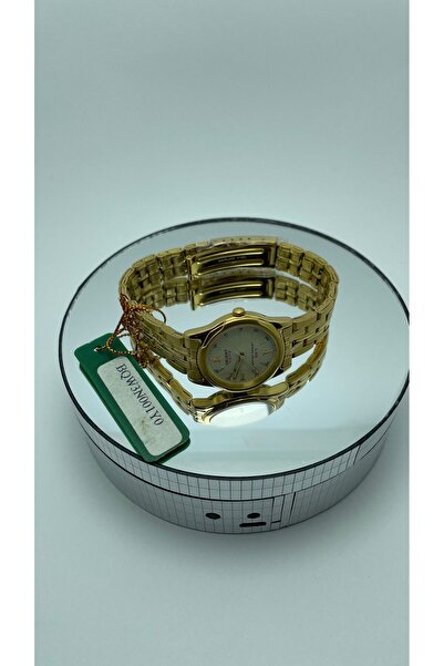 Orient Vintage Unisex Krem Kadran & Altın Renk Çelik Quartz Kol Saati | 2 Yıl Garantili