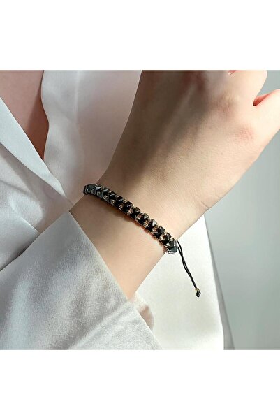 Bijuteria SORELLY Bratara Aur Snur 14k Unisex cu Hematit