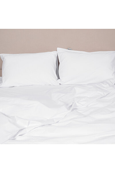 Bed N Home SA Duvet cover set, 100% Egyptian cotton, 250 thread count, white, 2 pillowcases, 240 x 260 cm