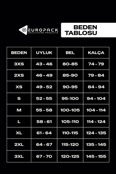 EUROPACK Lp-350 Men's Postoperative Abdominal Compression Girdle – Ankle Length