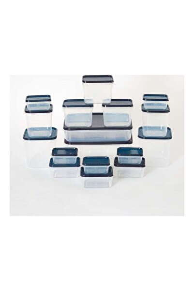 Home Box 17-Piece Food Container Set Blue 1200ml