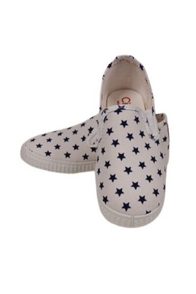 PIKKABOO -Cienta Blanco Star Elastico Kids Comfort Shoes