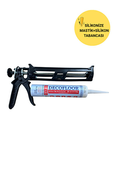 ELF DEKOR Silikon Tabancası + 500g Silikonize Mastik – Montaj ve Tamir Seti