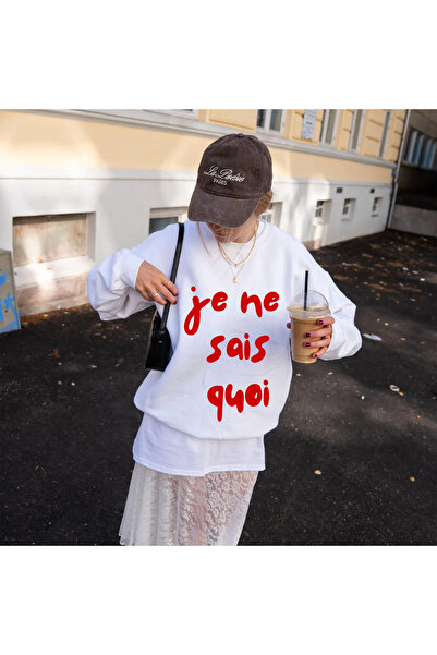 Jose Clothing Hanorac imprimat cu mânecă lungă, cu croială supradimensionată ...