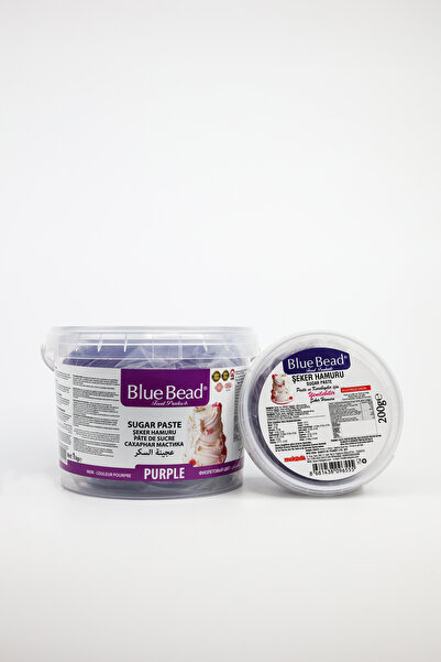 Blue Bead Şeker Hamuru Mor 200 GR