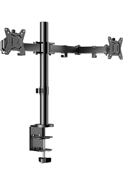 Shopi New Dual Monitor Stand for 13 to 32 Inch Screens, Dual Monitor Arm Mount Ergonomic Viewing Angle