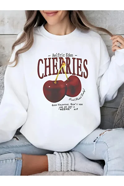 Bengi Clothing Premium Oversize Cut Long Sleeve Printed Sweatshirt