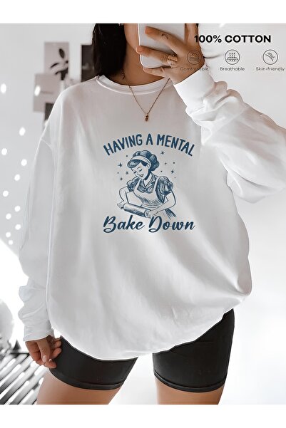 Jose Clothing Μακρυμάνικο φούτερ με στάμπα Premium Oversize Cut