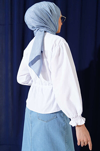 MODA Short Shirt with Drawstring Waist Skirt