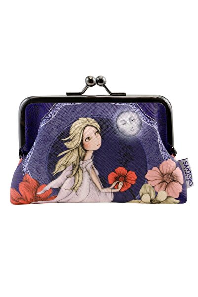 Santoro Wallet with clip Mirabelle Midnight Garden 11x10.5x3 cm
