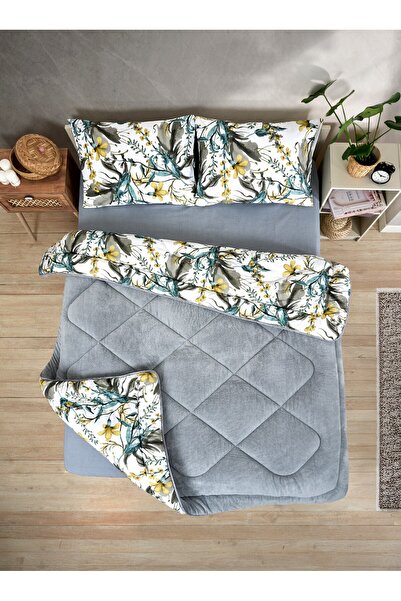 ETE HOMETEX Double Luxury Welsoft Bedspread Set 195X215Cm