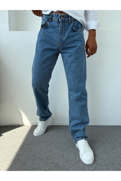 BARMEN STORE Premium Kalite Baggy Kalıp Kot Pantolon