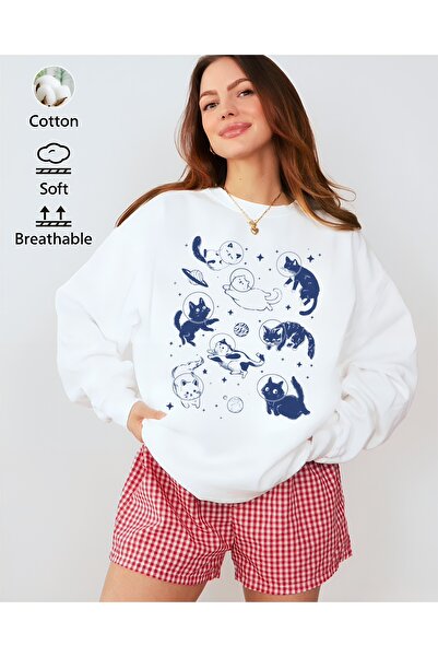 Jose Clothing Μακρυμάνικο φούτερ με στάμπα Premium Oversize Cut