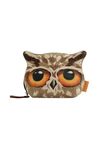 Santoro Portofel canvas Book Owls 12x5 cm
